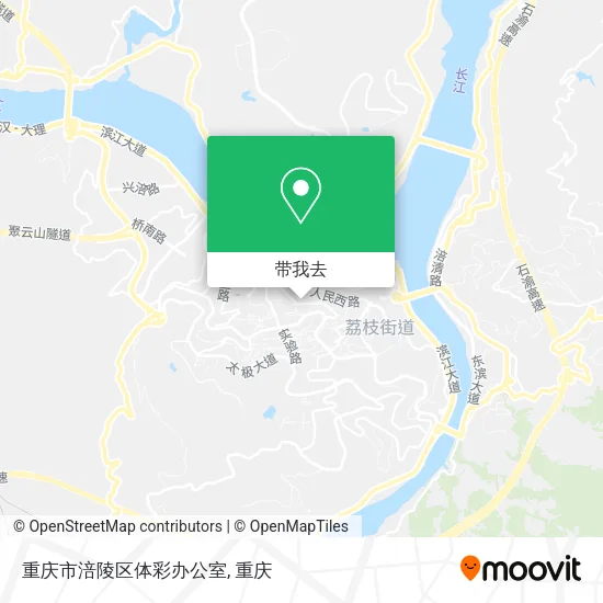 重庆市涪陵区体彩办公室地图