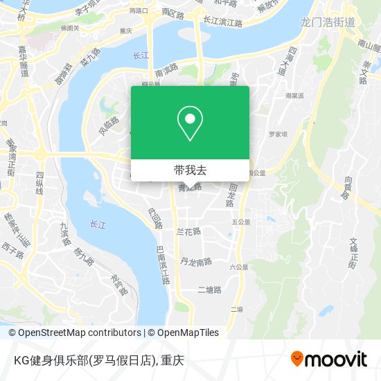 KG健身俱乐部(罗马假日店)地图