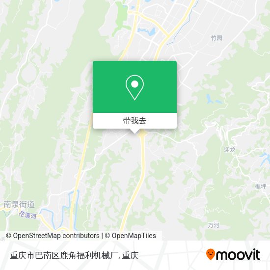 重庆市巴南区鹿角福利机械厂地图