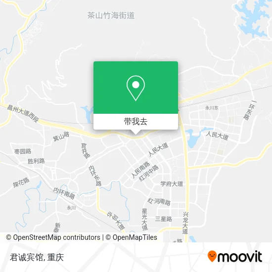 君诚宾馆地图
