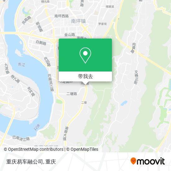 重庆易车融公司地图