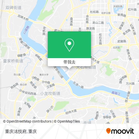 重庆洺悦府地图