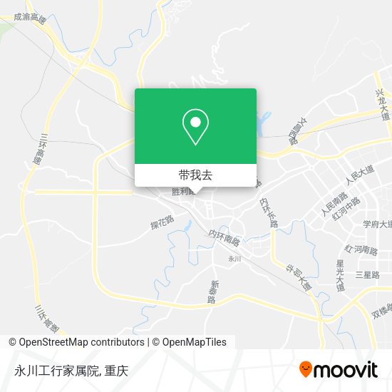 永川工行家属院地图