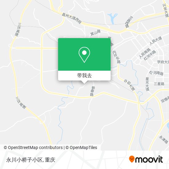 永川小桥子小区地图