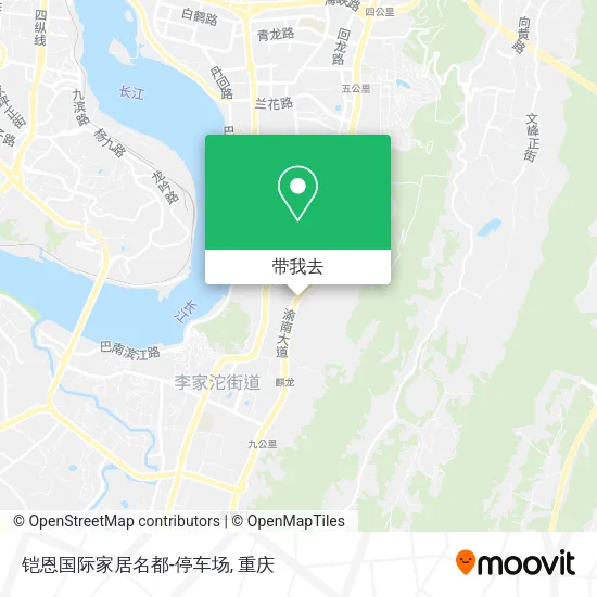 铠恩国际家居名都-停车场地图