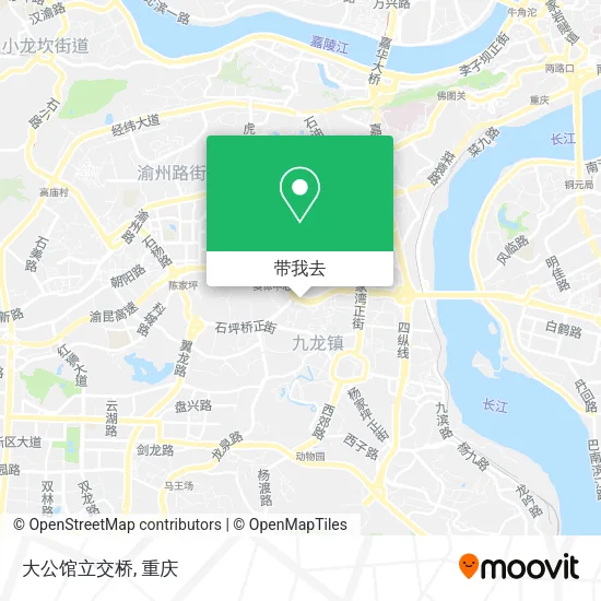 大公馆立交桥地图