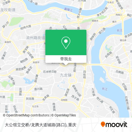 大公馆立交桥/龙腾大道辅路(路口)地图