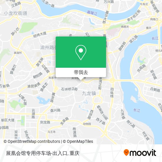 展凰会馆专用停车场-出入口地图