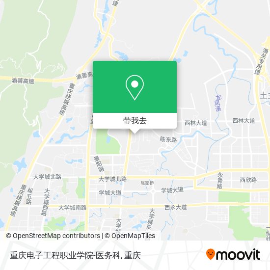 重庆电子工程职业学院-医务科地图