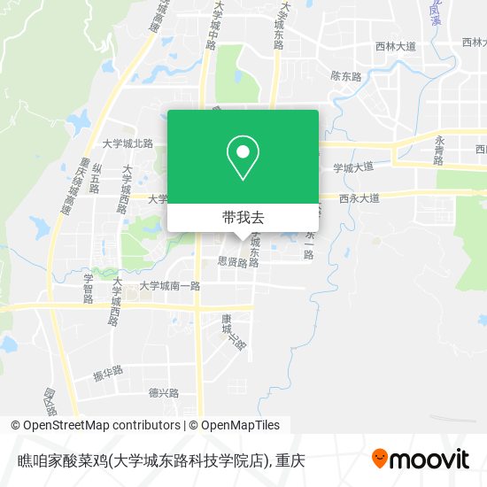 瞧咱家酸菜鸡(大学城东路科技学院店)地图