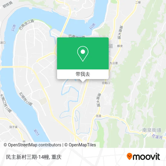 民主新村三期-14幢地图