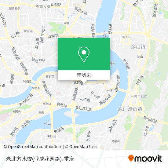 老北方水饺(业成花园路)地图