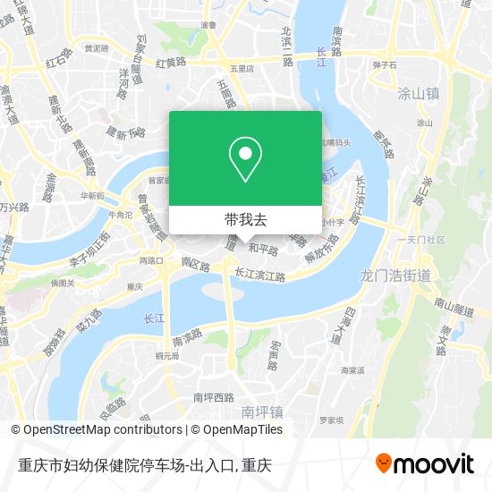 重庆市妇幼保健院停车场-出入口地图