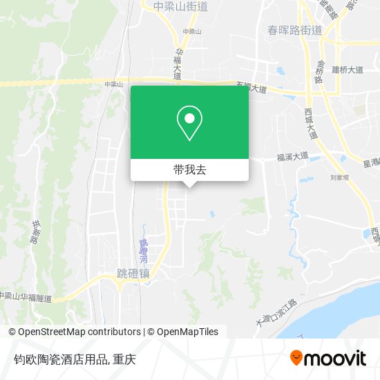钧欧陶瓷酒店用品地图