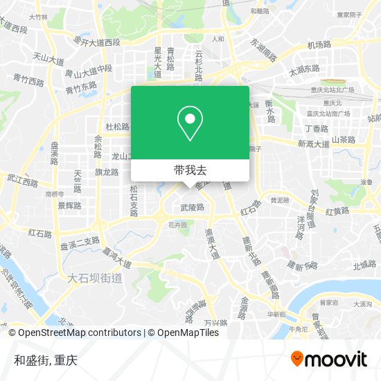 和盛街地图