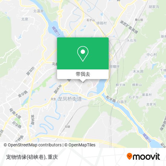 宠物情缘(碚峡巷)地图