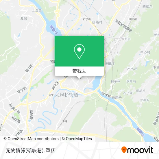 宠物情缘(碚峡巷)地图