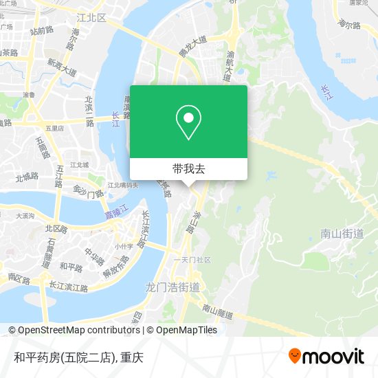 和平药房(五院二店)地图
