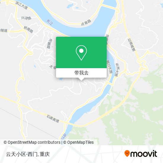 云天小区-西门地图