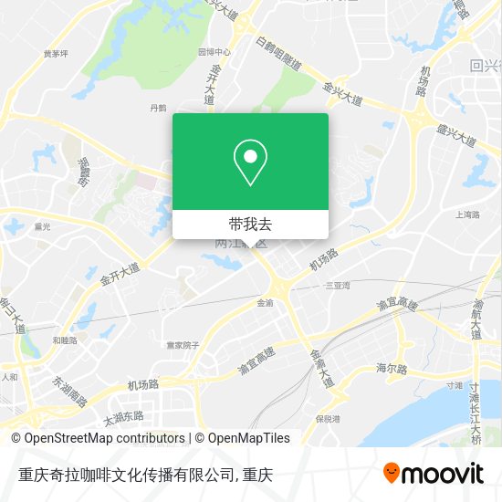 重庆奇拉咖啡文化传播有限公司地图