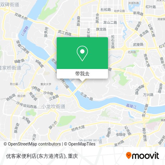 优客家便利店(东方港湾店)地图