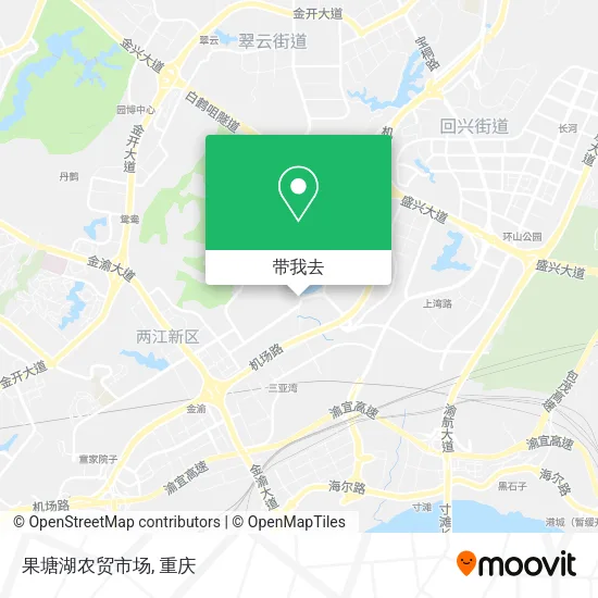 果塘湖农贸市场地图