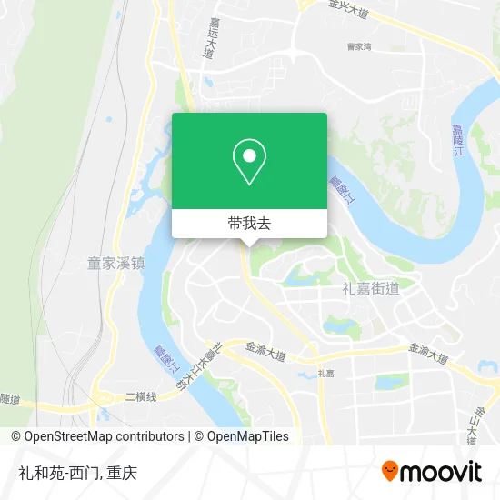 礼和苑-西门地图