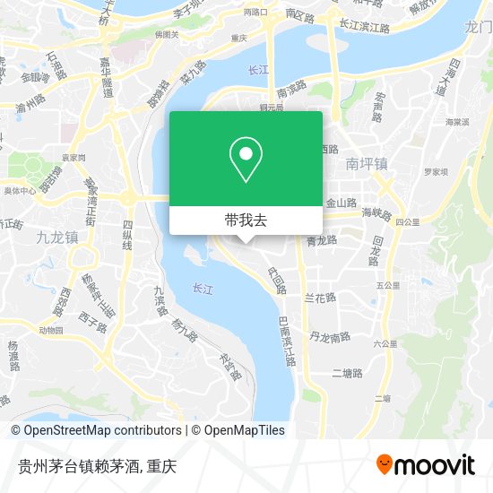 贵州茅台镇赖茅酒地图