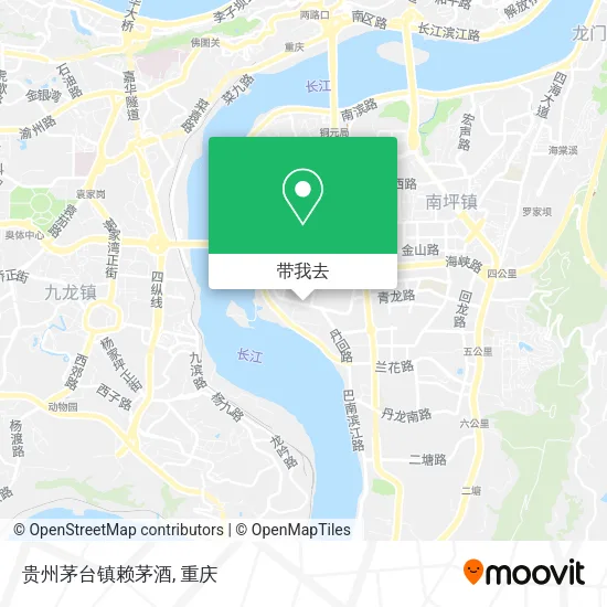 贵州茅台镇赖茅酒地图