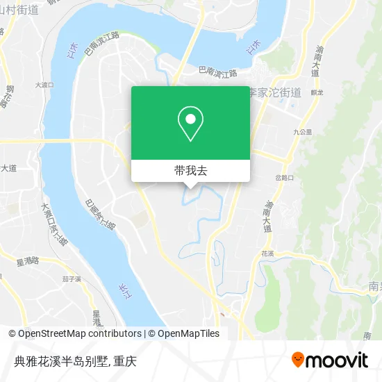 典雅花溪半岛别墅地图