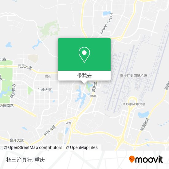 杨三渔具行地图