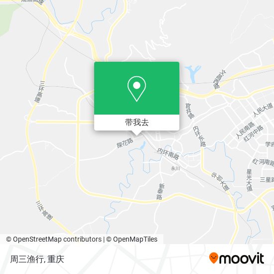 周三渔行地图