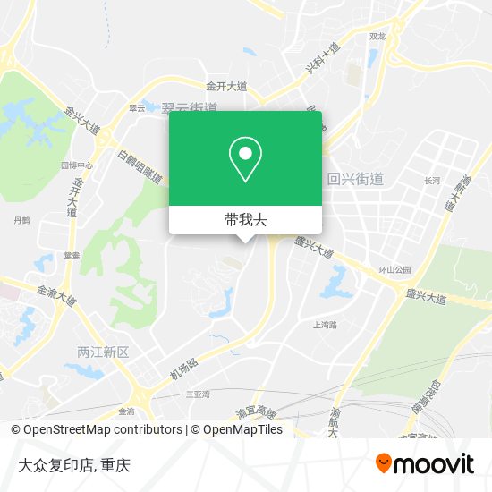 大众复印店地图