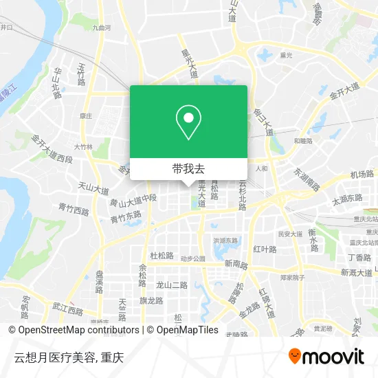 云想月医疗美容地图