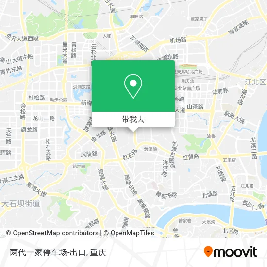 两代一家停车场-出口地图