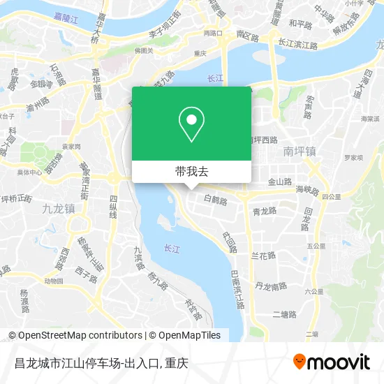 昌龙城市江山停车场-出入口地图