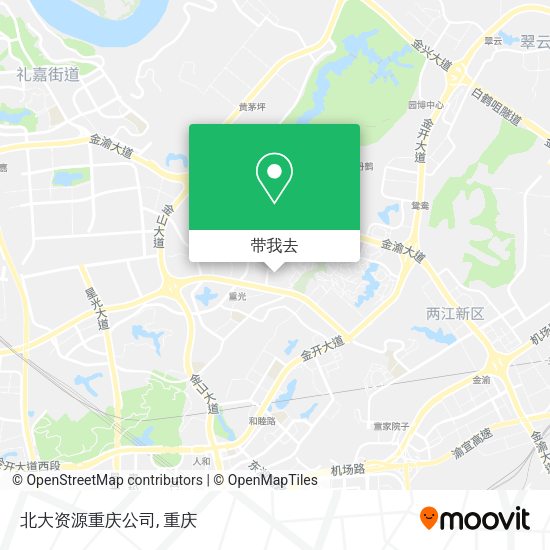 北大资源重庆公司地图