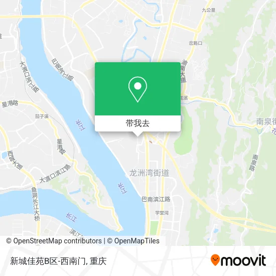 新城佳苑B区-西南门地图