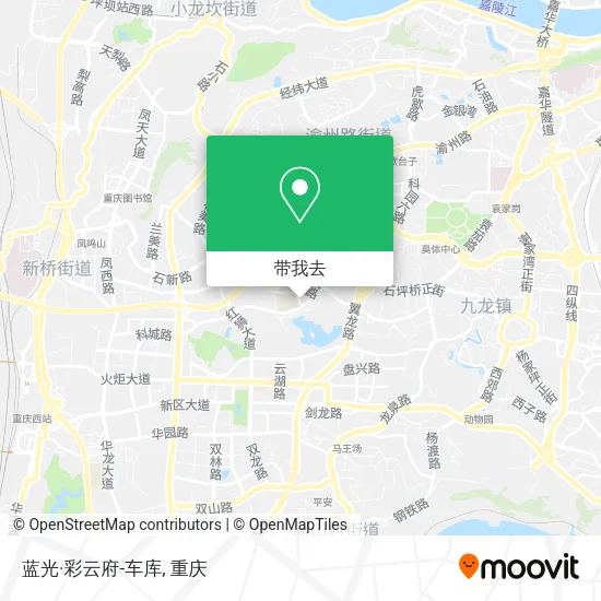 蓝光·彩云府-车库地图