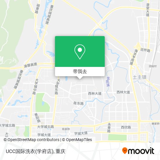 UCC国际洗衣(学府店)地图