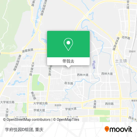 学府悦园D组团地图