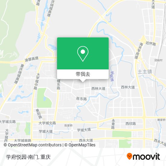 学府悦园-南门地图