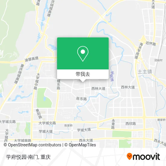 学府悦园-南门地图