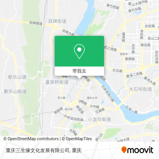 重庆三生缘文化发展有限公司地图