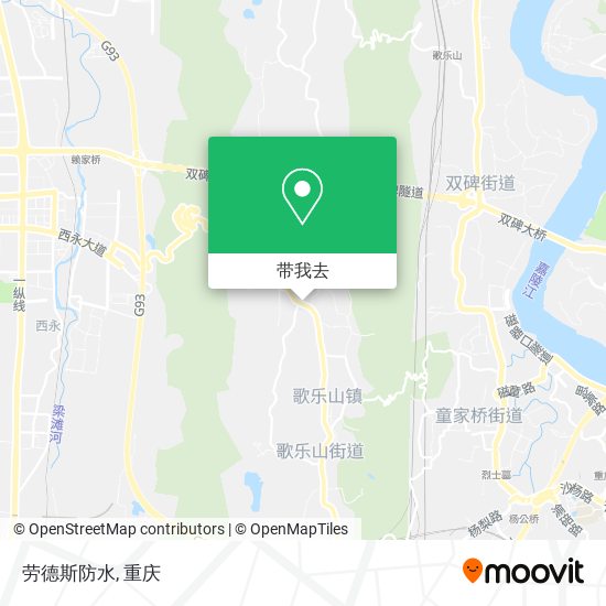 劳德斯防水地图