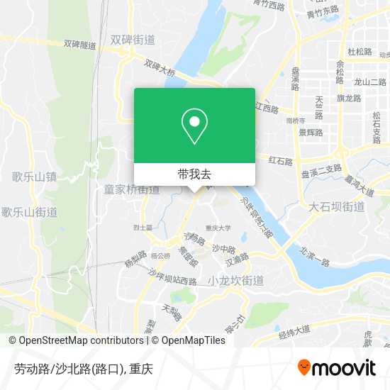 劳动路/沙北路(路口)地图