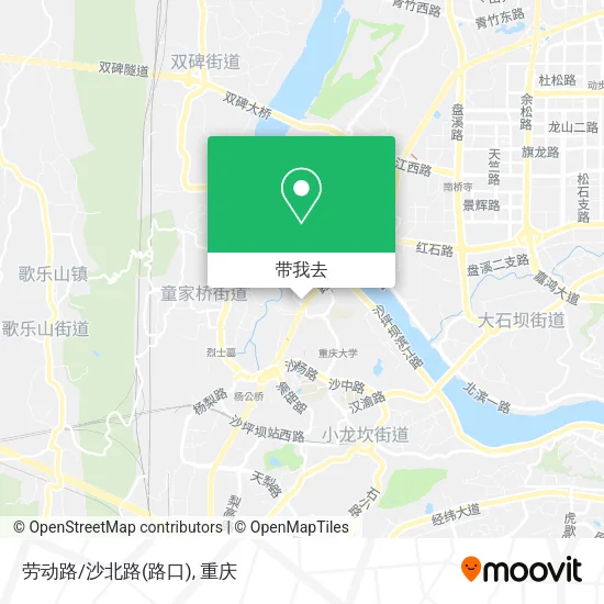 劳动路/沙北路(路口)地图