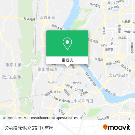 劳动路/教院路(路口)地图