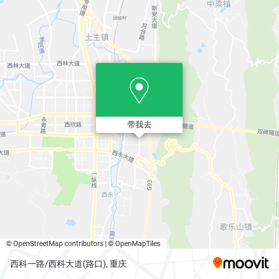 西科一路/西科大道(路口)地图