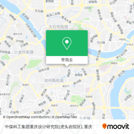 中煤科工集团重庆设计研究院(虎头岩院区)地图
